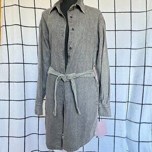 Avec Les Filles x Anthropologie Dark Wash Denim Dress XS NWT – Longline Tunic